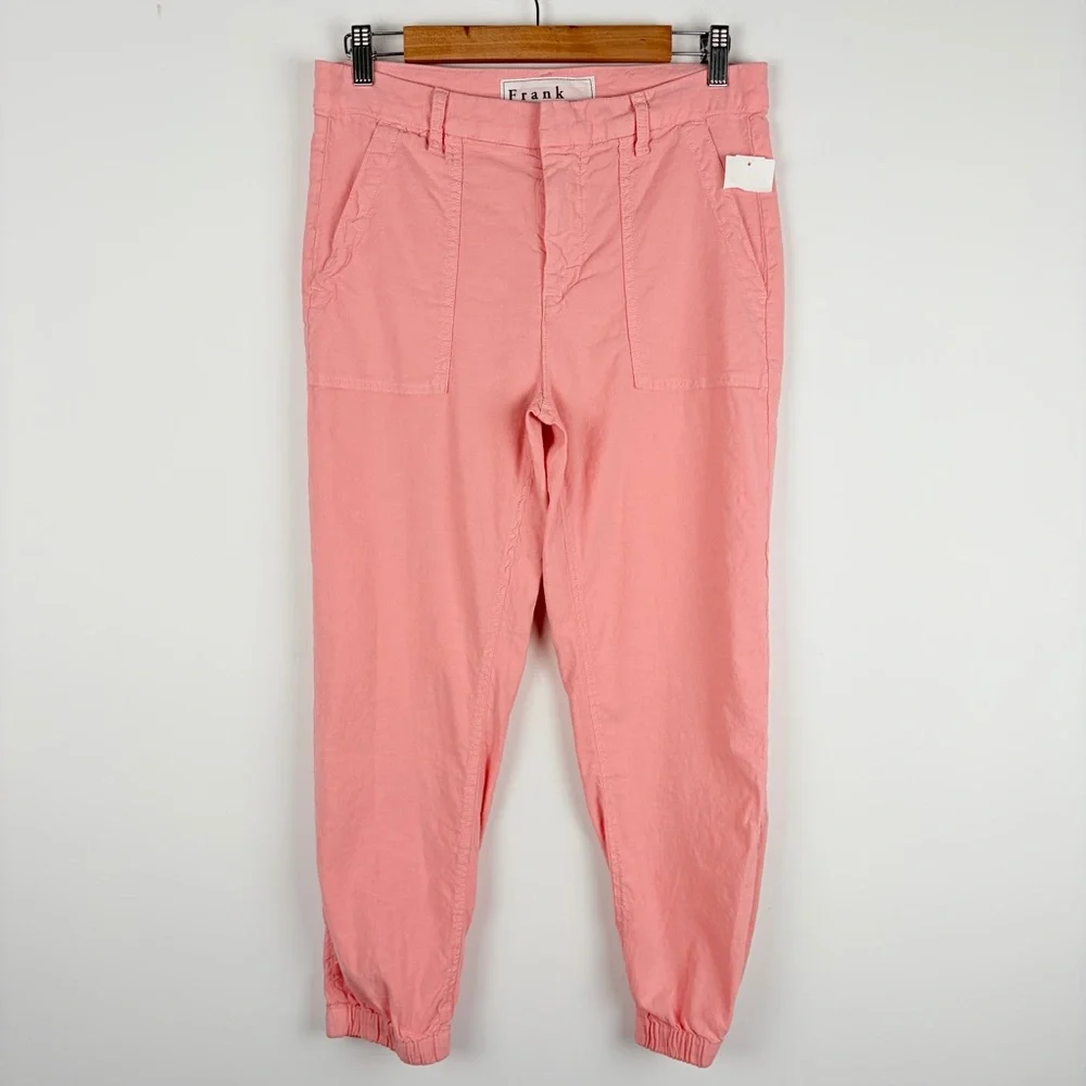 NWT Frank & Eileen Pink Jameson Jogger Pants - Picture 4 of 9